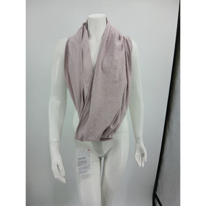 Lululemon Vinyasa Convertible Snap Versatile Scarf Yoga Wrap Heathered Pink New